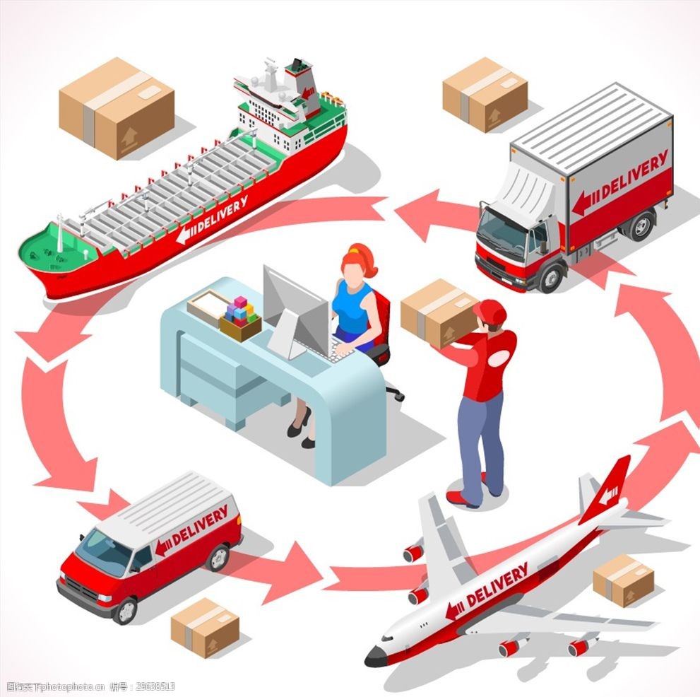 冷链物流可视化 解锁冷藏仓储的商业图表矢量素材库